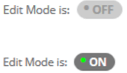 edit mode on and off