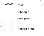post schedule save draft