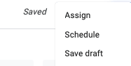 schedule assignment